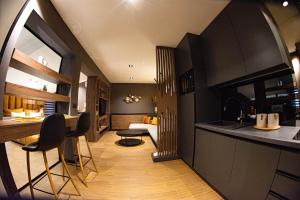 Kristall Apartments Premium 주방 또는 간이 주방