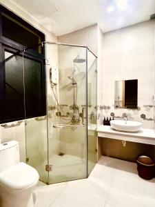 Phòng tắm tại Herbs Spa & Hotel Grand World Phu Quoc