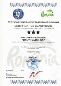 Certificado de admisibilidad para los documentos de reasentamiento de los solicitantes de reasentamiento en Amedeea's Apartment, en Sibiu