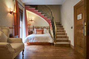Posteľ alebo postele v izbe v ubytovaní Casona De Torres