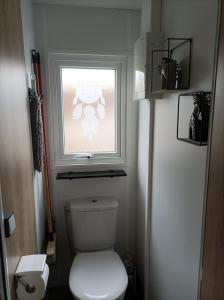 Mobil home moderne neuf et ultra équipé de 6 à 8 couchages的一间浴室