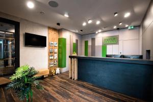 A kitchen or kitchenette at Natur Resort
