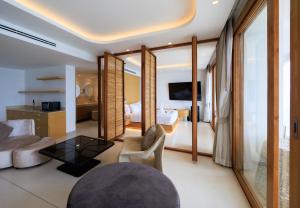 Area tempat duduk di Luxury Penthouse - Khanom