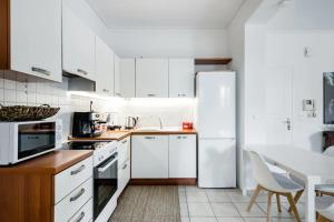 Η κουζίνα ή μικρή κουζίνα στο Ένα διαμέρισμα με χαρακτήρα
