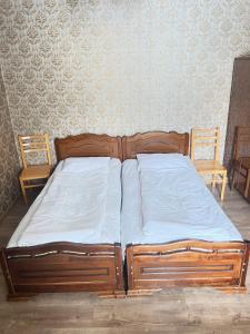 Katil atau katil-katil dalam bilik di Mikheil Pitskhelauri Guest House