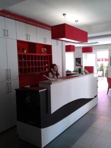 Kuchnia lub aneks kuchenny w obiekcie Garni hotel Alma