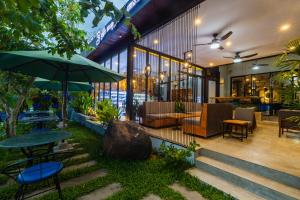 Posezení v ubytování Bayon Modern Residence