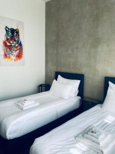 Riverside Hotel Plzeň客房内的一张或多张床位