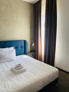 Riverside Hotel Plzeň客房内的一张或多张床位
