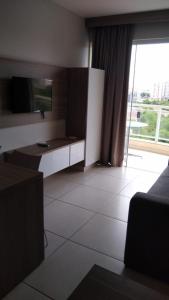 Televiisor ja/või meelelahutuskeskus majutusasutuses ATRIUM THERMAS RESIDENCE