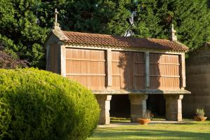 Zahrada ubytování Casa a Pedreira Rias Baixas
