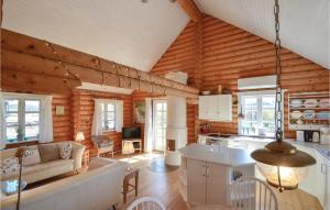 A kitchen or kitchenette at Gorgeous Home In Knebel With Wifi