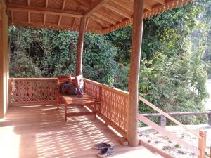 Μπαλκόνι ή βεράντα στο Rambai Tree Jungle Lodges