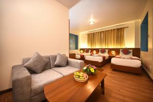 Posezení v ubytování Hotel Amaryllis Kathmandu