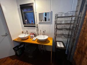 Koupelna v ubytování Hostel Bedgasm