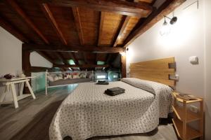 Postel nebo postele na pokoji v ubytování Ondarbaso Apartamentos Rurales III
