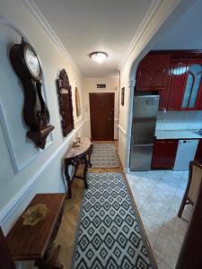 Krevet ili kreveti u jedinici u okviru objekta Central apartment Zemun