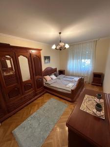 Krevet ili kreveti u jedinici u okviru objekta Central apartment Zemun