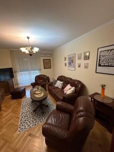 Prostor za sedenje u objektu Central apartment Zemun