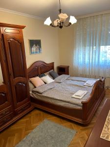 Krevet ili kreveti u jedinici u okviru objekta Central apartment Zemun
