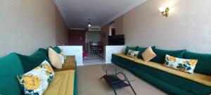 Posezení v ubytování Appartement Tanger Boulevard Centre Ville