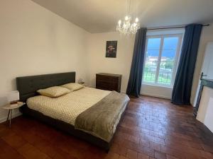 Postel nebo postele na pokoji v ubytování Gite les Minimes II