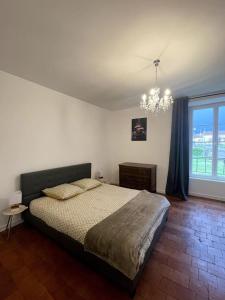 Postel nebo postele na pokoji v ubytování Gite les Minimes II