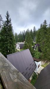 an overhead view of a roof of a house at Cozy Cottage Vlašić in Vlasic