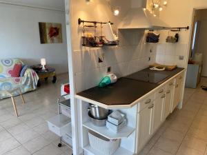 Kuchyň nebo kuchyňský kout v ubytování 3P, Cannes, Domaine securise, Piscine, Tennis, Golf, 3 Etoiles