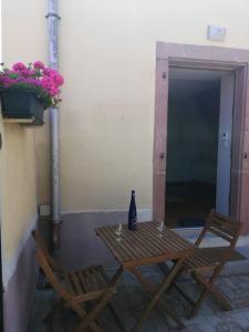 Patio nebo venkovní prostory v ubytování Cosy duplex indépendant
