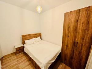 Postel nebo postele na pokoji v ubytování Apartament Near the Sea