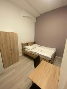 Ein Bett oder Betten in einem Zimmer der Unterkunft Stadtoase im Herzen Berlins