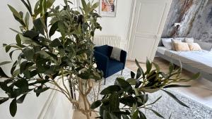 Postel nebo postele na pokoji v ubytování L'authentique