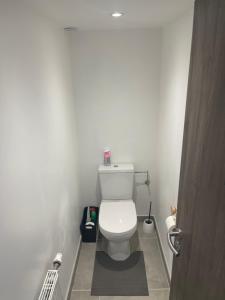 Koupelna v ubytování Appartement proche de la Suisse + 8 fotografií