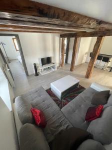 Posezení v ubytování Appartement proche de la Suisse