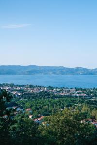 a view of a city and a body of water at Bungalow green love sapanca in Sapanca