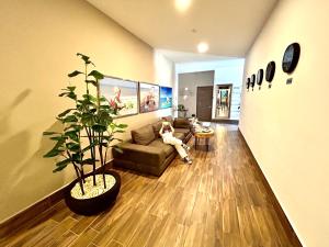 Posezení v ubytování Sky Inn Hotel - Cancun