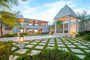 a rendering of a house with a gazebo at Surya Hotel & Cottages Prigen in Tretes