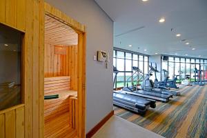 Fitness centrum a/nebo fitness zařízení v ubytování Surya Hotel & Cottages Prigen