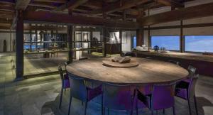 a rendering of a room with a table and chairs at SHIGUCHI in Kutchan +52 photos