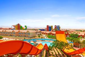 a resort with a pool and a water park at Pickalbatros Jungle Aqua Park - Neverland Hurghada in Hurghada