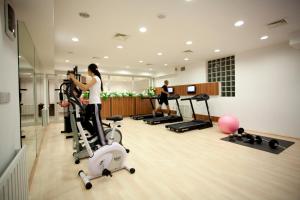 Fitness centrum a/nebo fitness zařízení v ubytování Sefa Hotel 2 Çorlu