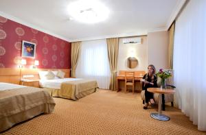 Postel nebo postele na pokoji v ubytování Sefa Hotel 2 Çorlu
