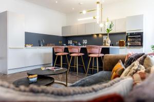 Nhà bếp/bếp nhỏ tại Bank Apartments