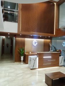 Vstupní hala nebo recepce v ubytování Grand Courtyard Business Hotel