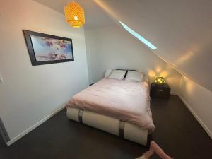 Postel nebo postele na pokoji v ubytování Appart stylé très spacieux Sedan 4E