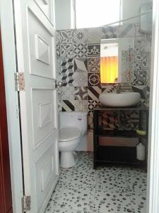 A bathroom at An Nam Corner- Cong Quynh