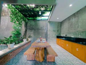 Zahrada ubytování The Green Home Bali