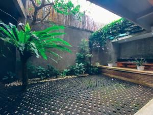 Zahrada ubytování The Green Home Bali