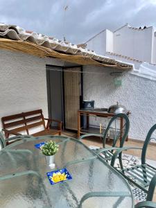 Balkón nebo terasa v ubytování La Churrera casa rural